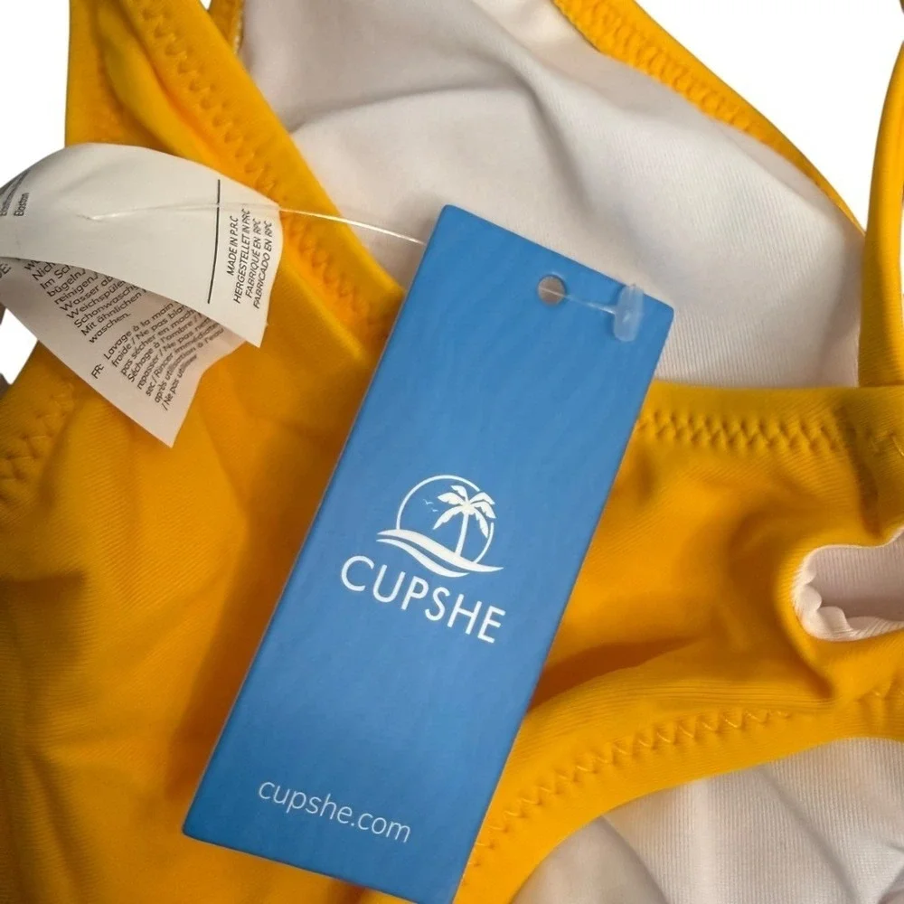 Cupshe nwt yellow